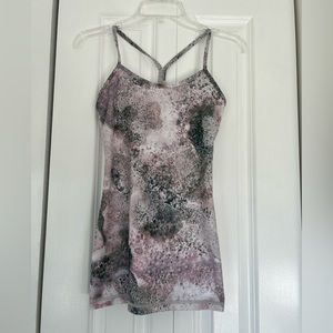 Lululemon Power Y Tank Luon Sugar Crush Multi
